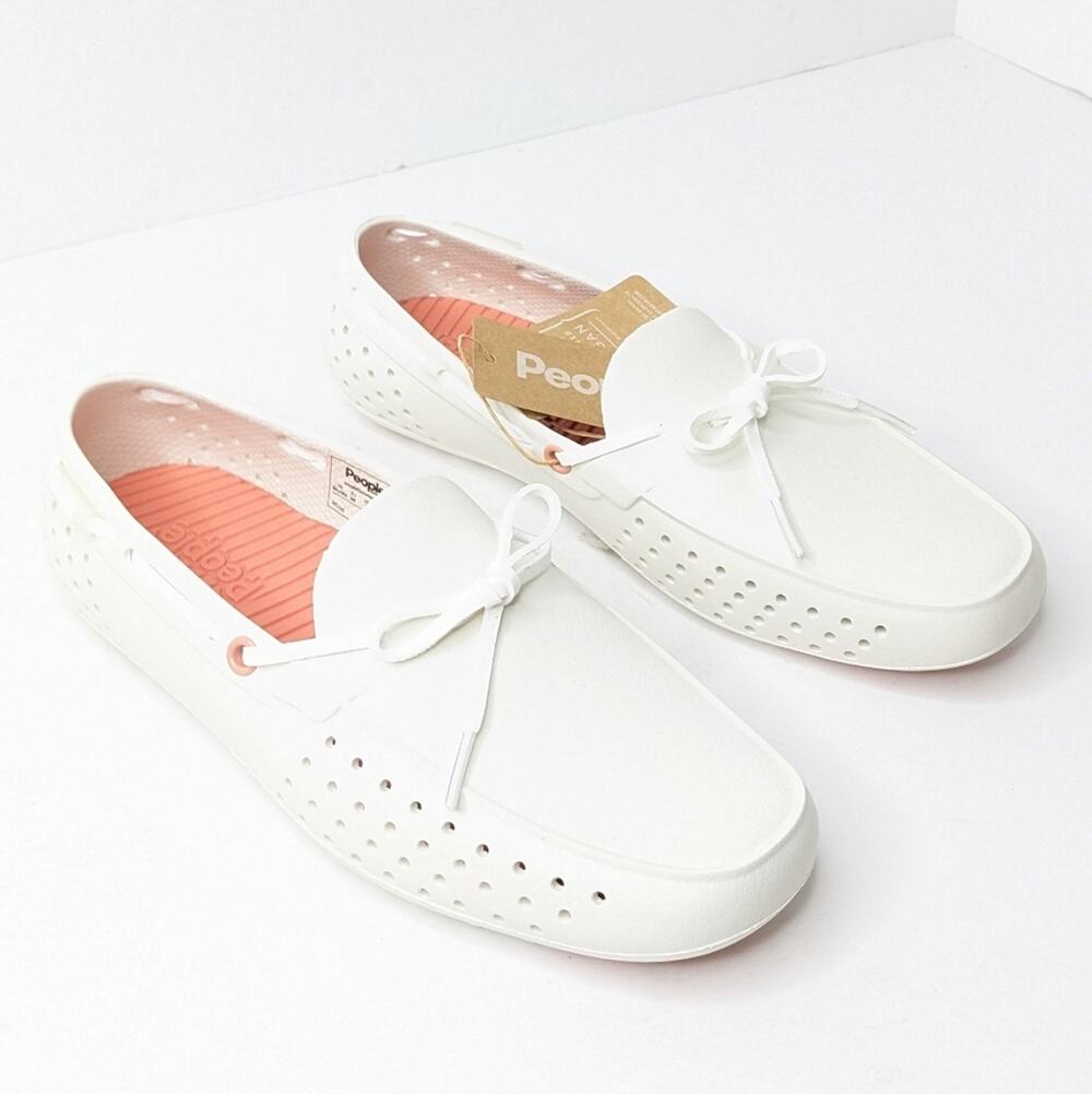 People Footwear The Senna Slip-on Shoes, White, Women's 6